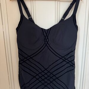 Honeylove Shapewear Cami Tank Black Size 2X Sculpting Support Top